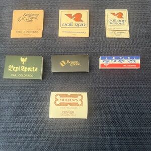 State of Colorado themed matchbooks/boxes.